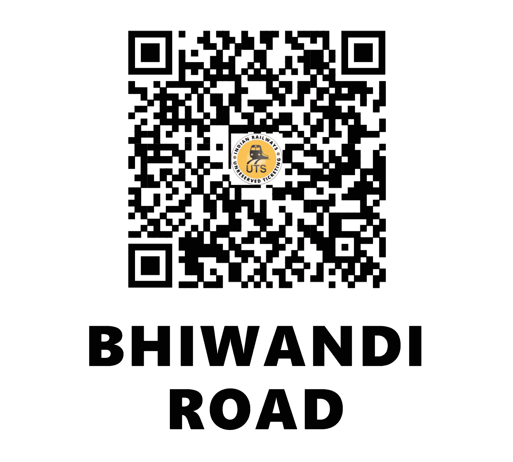 UTS QR Code for Bhiwandi Road - BIRD